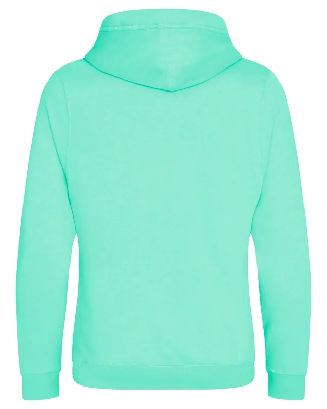 Just Hoods By AWDis Men's Heavyweight Cross Over Neck Hooded Sweatshirt — view 6