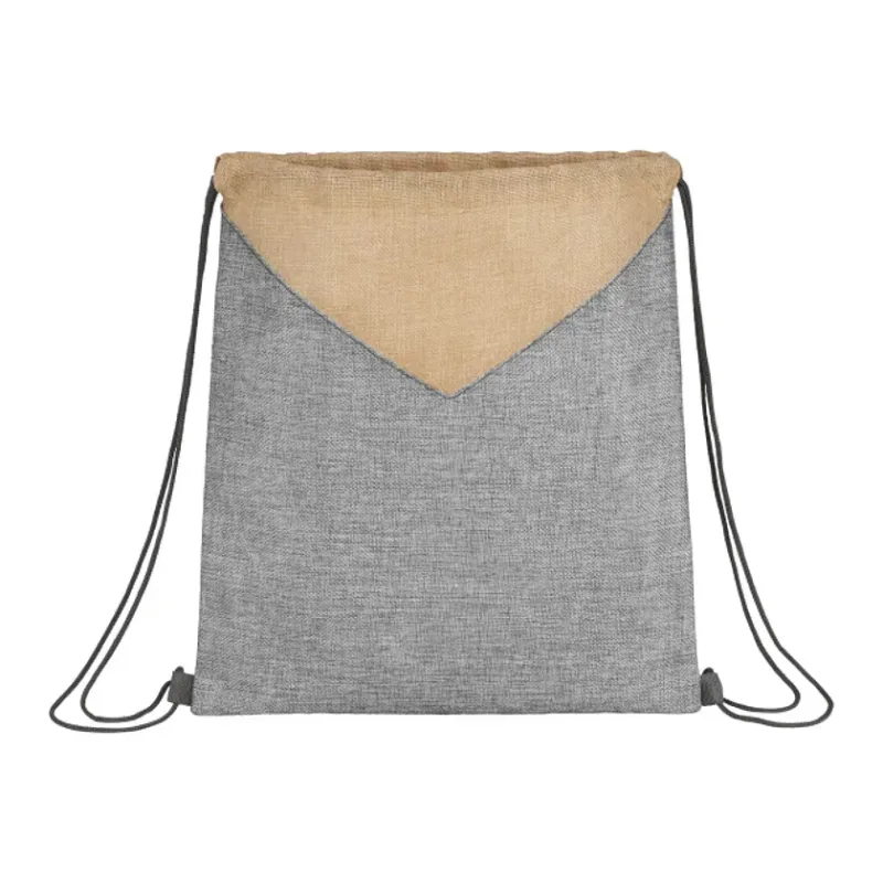 Custom Kai Drawstring Bag - PolyCanvas — view 3