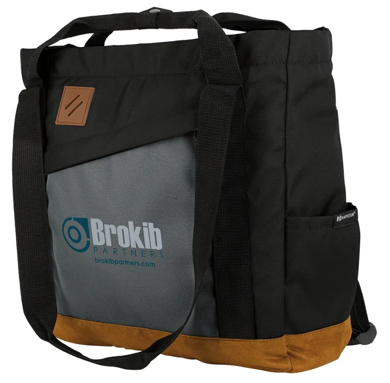 Custom KAPSTON® Willow Recycled Tote-Pack — view 2