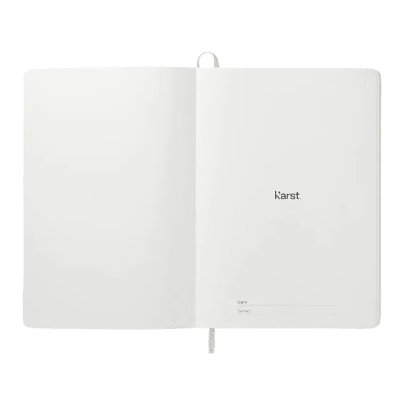 Personalized Karst Stone Soft Bound Notebook - 5.5" x 8.5" — view 3