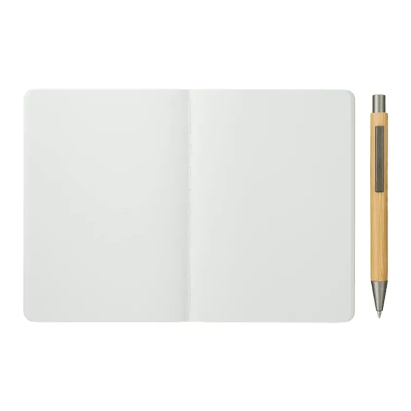 Custom Karst Eco-Friendly Stone Paper Notebook - 4"X6" — view 10