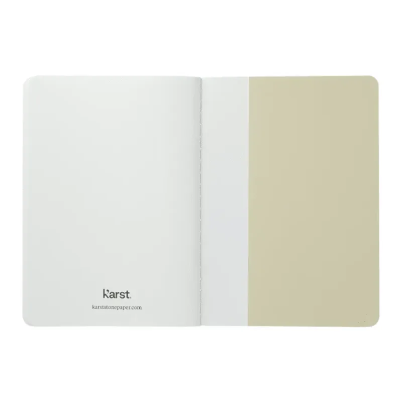 Custom Karst Eco-Friendly Stone Paper Notebook - 4"X6" — view 11