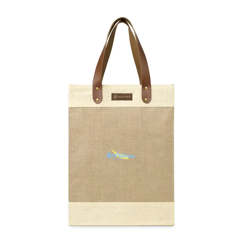 KEEPME® Jute Tall Tote