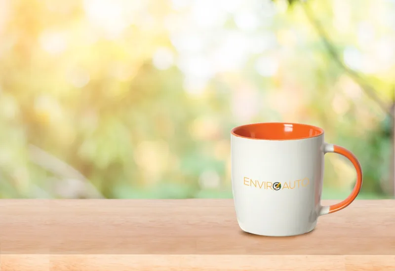 Koho 350 Ml. (12 Fl. Oz.) Mug With Coloured Handle — view 2