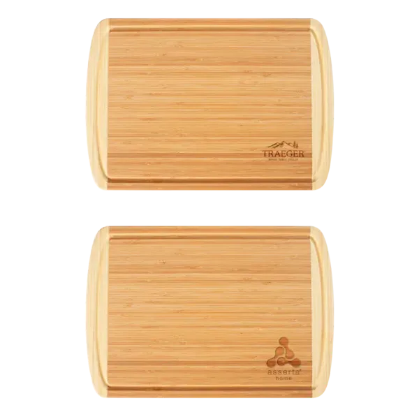 Kona Groove 18" X 12-1/2" Bamboo Cutting Board 
