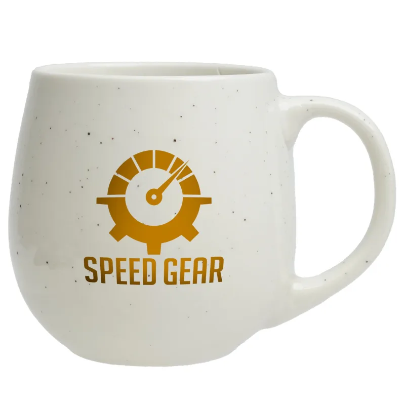 Kootenay Speckled 520 Ml. (17.6 Fl. Oz.) New Bone China Mug — view 4