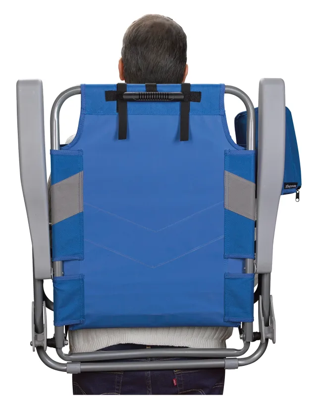 Custom Koozie® Clearwater Beach Backpack Chair — view 6