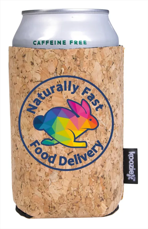 Custom Koozie® Cork Can Kooler — view 2