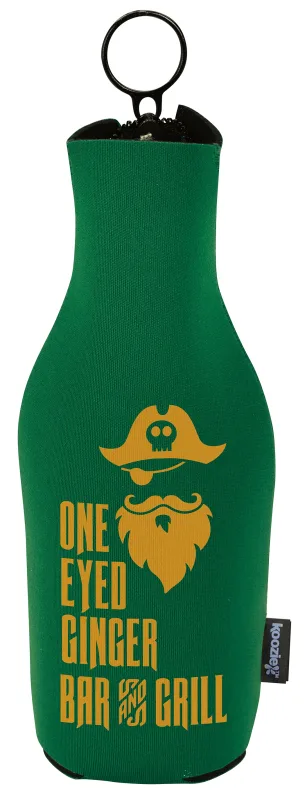 Custom Koozie® Neoprene Zip-Up Bottle Kooler — view 3
