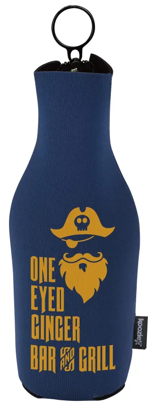 Custom Koozie® Neoprene Zip-Up Bottle Kooler — view 4