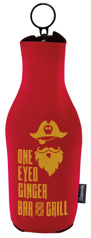 Custom Koozie® Neoprene Zip-Up Bottle Kooler — view 5