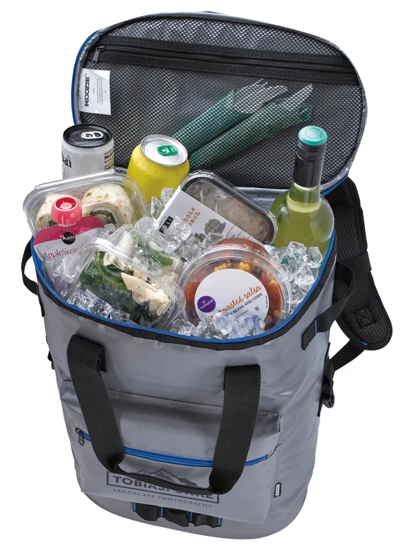 Custom Koozie® Olympus 36-Can Kooler Backpack — view 2