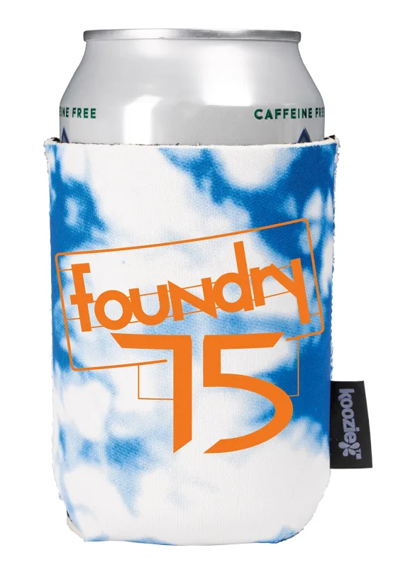 Custom Koozie® Tie Dye Can Kooler — view 2