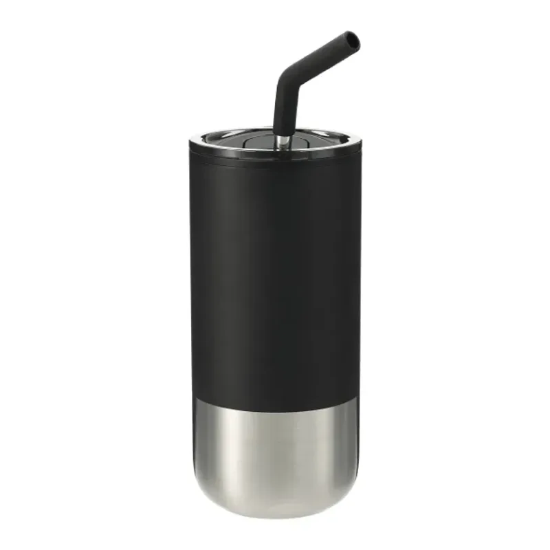 Custom Branded Lagom Insulated Tumbler with Straw - 16oz — view 12