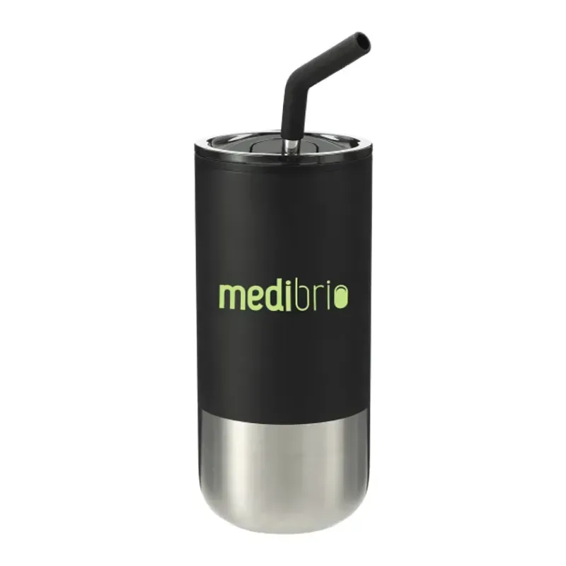 Custom Branded Lagom Insulated Tumbler with Straw - 16oz β view 1