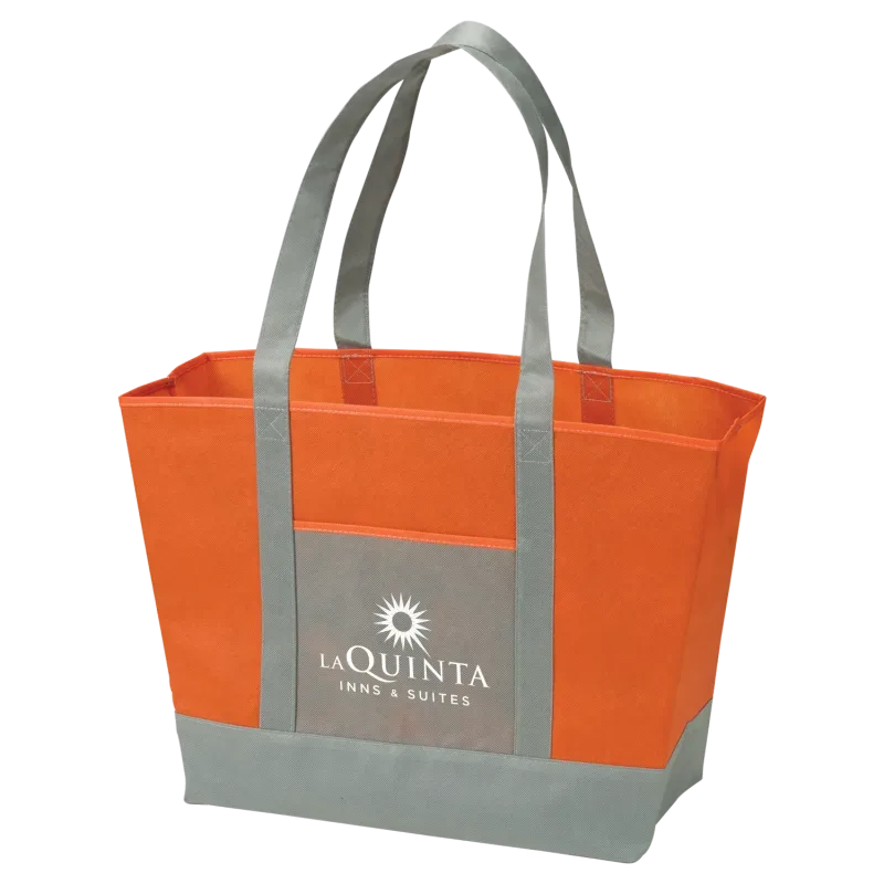 Custom Non-Woven Boat Tote Bag — view 2
