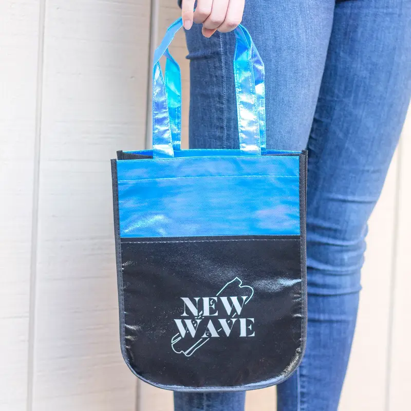 Laminated Iridescent Fashion Tote