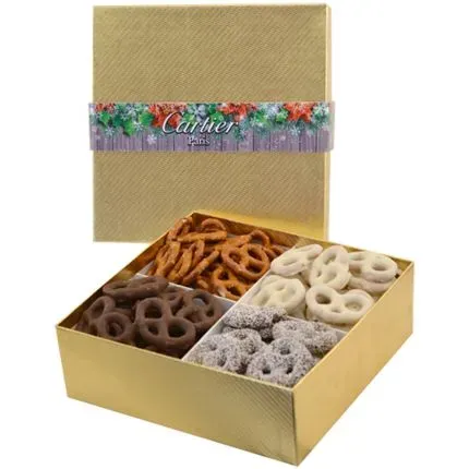 Large 4 Way Pretzel Gift Box