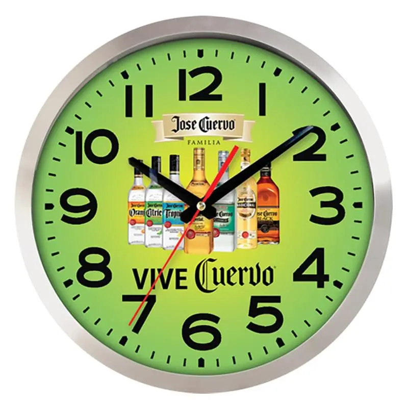 Large Aluminum Wall Clock Full Color