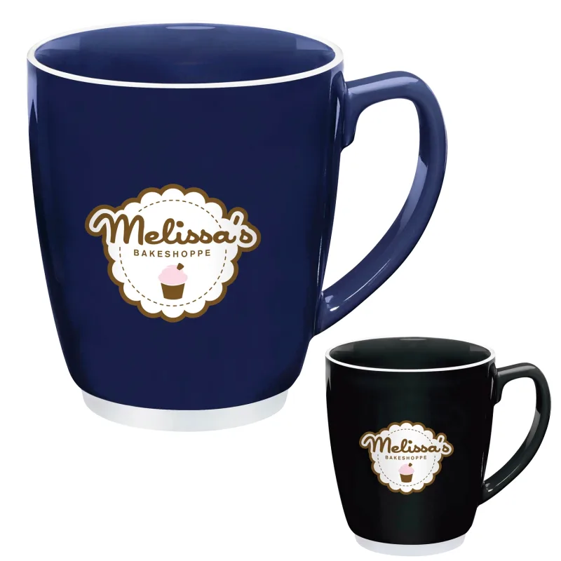 Custom Large Color Bistro with Accent Mug - 20 oz. — view 3