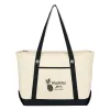 Large Cotton Canvas Sailing Tote Bag — view 1