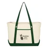 Large Cotton Canvas Sailing Tote Bag — view 2