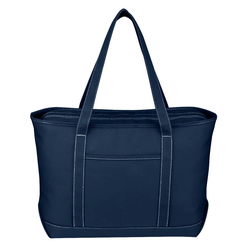 Large Cotton Canvas Yacht Tote Bag — view 6