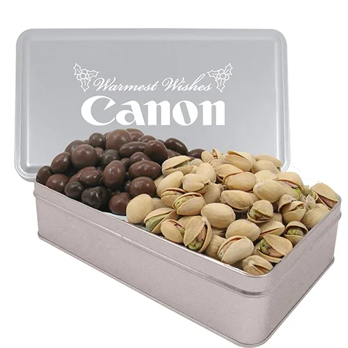 Large Dual-Compartment Rectangle Tin — view 4