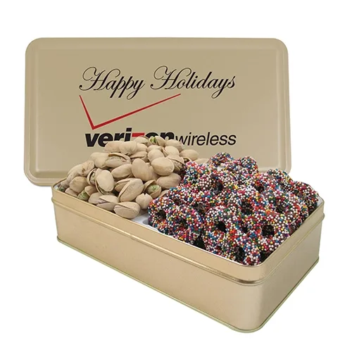Large Dual-Compartment Rectangle Tin — view 7