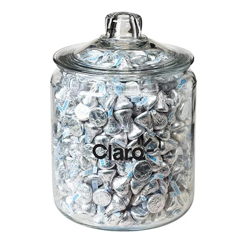 Large Half Gallon Glass Jar - Clear Glass — view 6