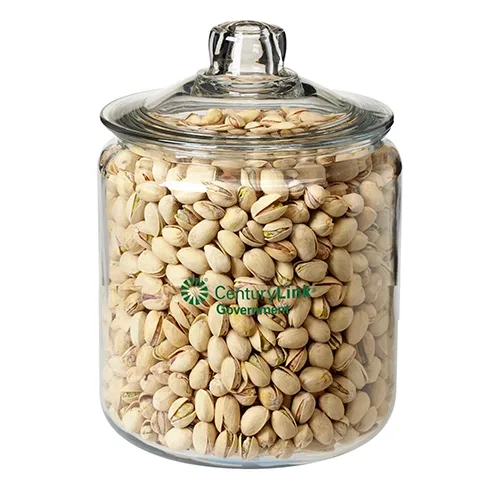 Large Half Gallon Glass Jar - Clear Glass — view 7