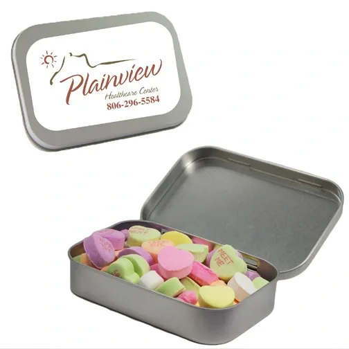 Large Mint Tin with Conversation Hearts — view 3