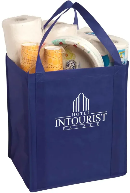 Custom Non-Woven Grocery Tote - Large Size — view 10