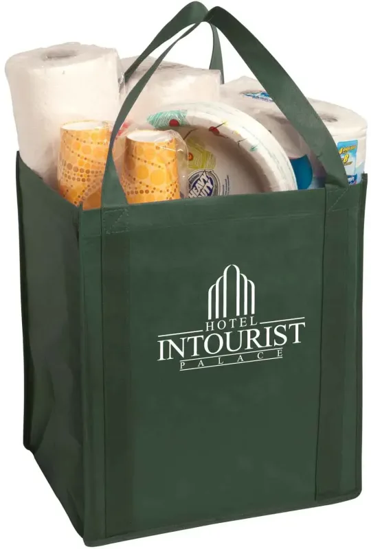 Custom Non-Woven Grocery Tote - Large Size — view 11