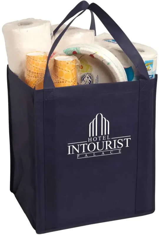 Custom Non-Woven Grocery Tote - Large Size — view 14