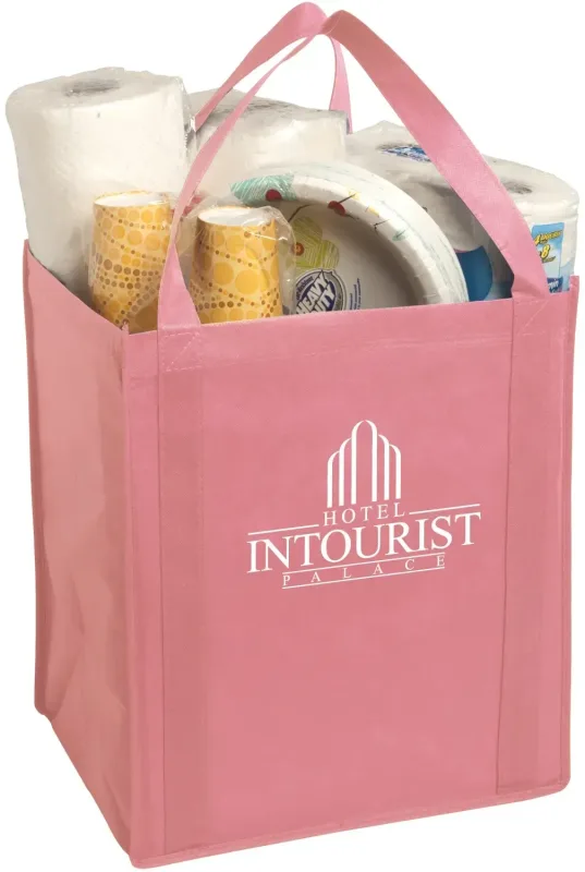 Custom Non-Woven Grocery Tote - Large Size — view 2