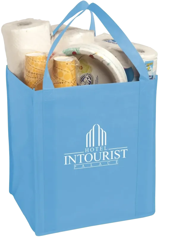 Custom Non-Woven Grocery Tote - Large Size — view 3