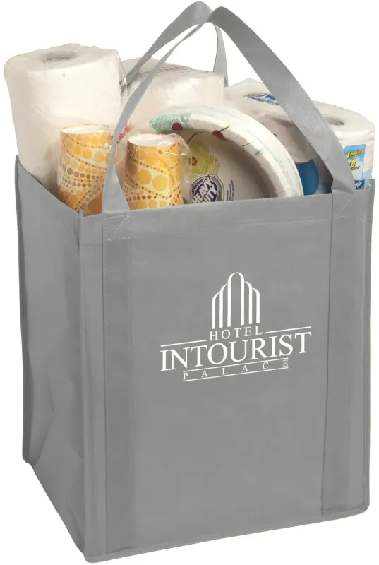 Custom Non-Woven Grocery Tote - Large Size — view 4