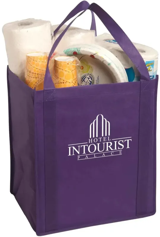 Custom Non-Woven Grocery Tote - Large Size — view 9