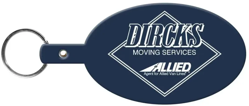 Branded Oval Key Tag — view 10