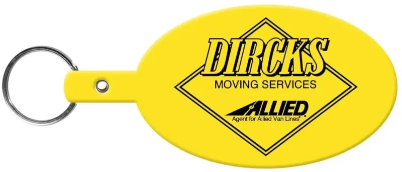 Branded Oval Key Tag — view 12