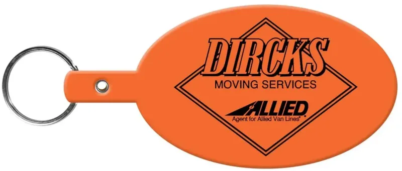 Branded Oval Key Tag — view 5