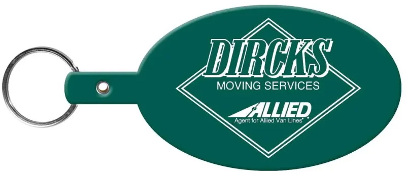 Branded Oval Key Tag — view 6
