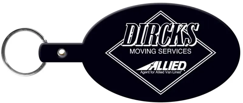 Branded Oval Key Tag — view 7