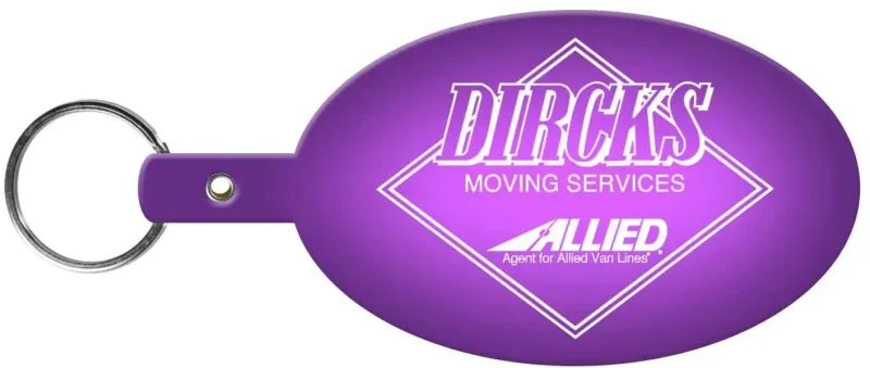 Branded Oval Key Tag — view 8