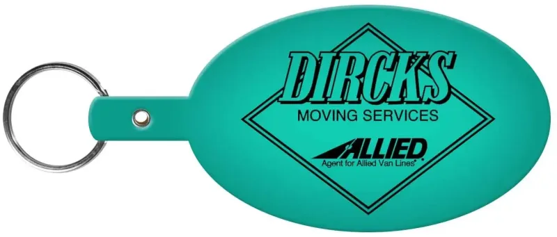 Branded Oval Key Tag — view 9