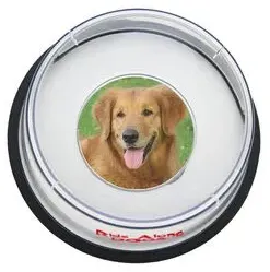 Large Pet Food Bowl with Photo Insert