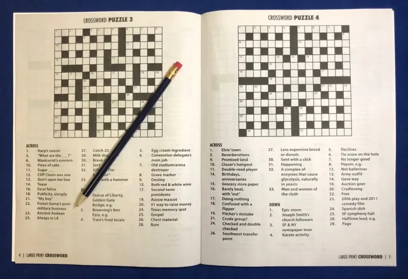 LARGE PRINT Crossword Puzzle Book - Volume 2 — view 1