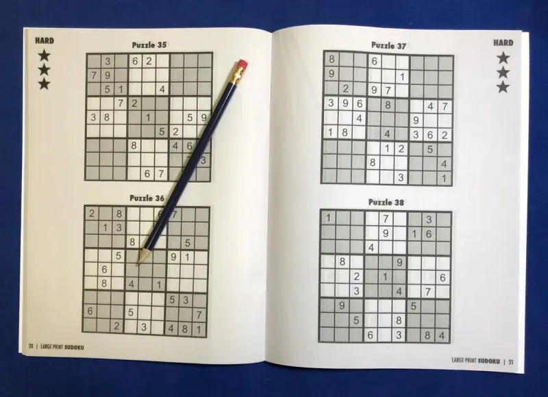 LARGE PRINT Sudoku Puzzle Book - Volume 1 β view 1