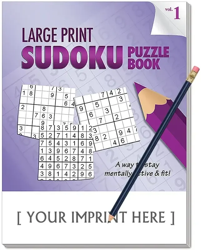 LARGE PRINT Sudoku Puzzle Book - Volume 1